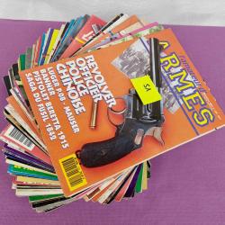 Revue l'AMATEUR D'ARMES (69 exemplaires compris entre le 62 et le 120)