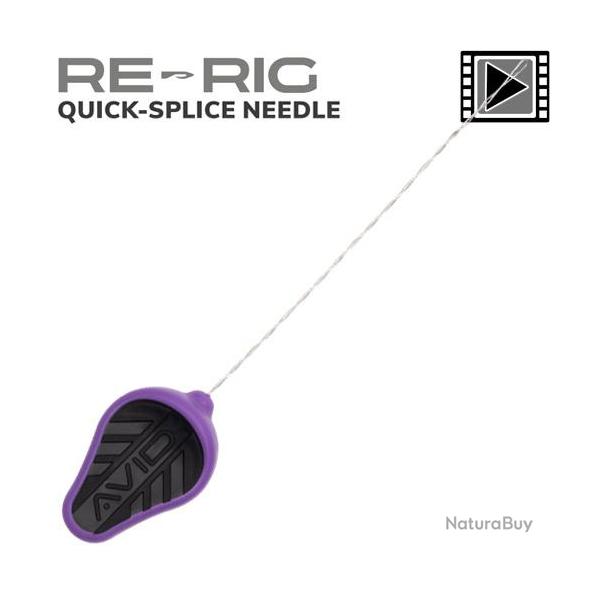 Aiguille  Epissure Avid Carp Re-Rig Quick Splice Needle