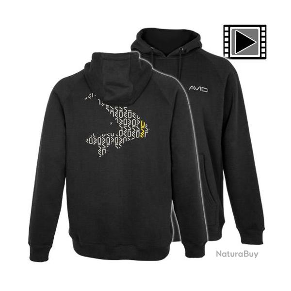 Sweat Avid Carp Compound Hoodie Black XXL