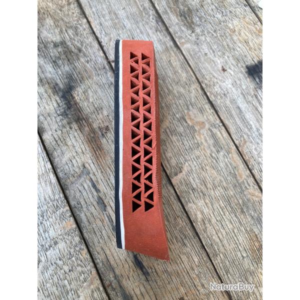 Plaque de couche alvole rouge 26mm fusil profil chasse plate