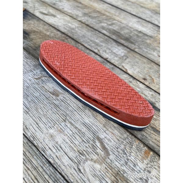 Plaque couche plate rouge 16mm fusil carabine alvole
