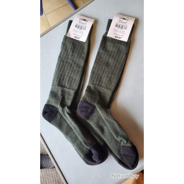 Lot de 2 paires de Chaussette militaire taille 45/47