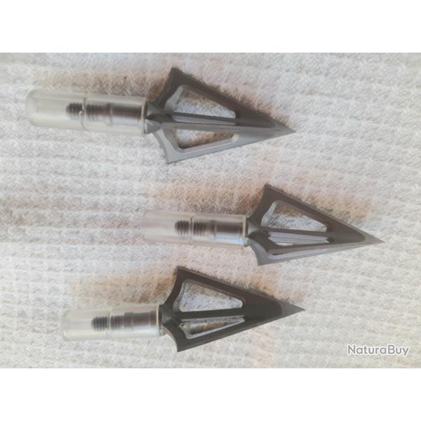 3 Lames de chasse G5 Montec 100 gr