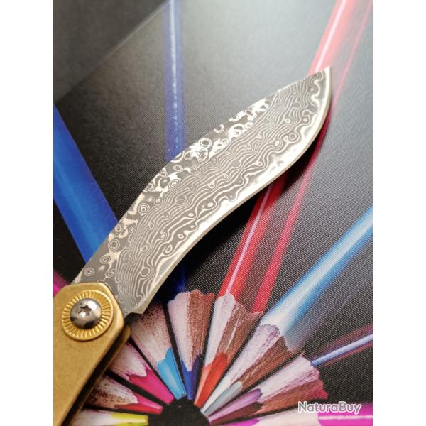 Type Higonokami san-mai damas stylis dmon.