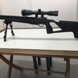 Carabine STOEGER XM1 PCP Cal. 4.5 mm, 19,9 joules + Lunette STOEGER 3-9X40+ Bipied + Compresseur PCP