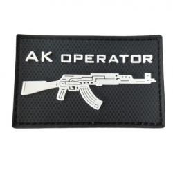 Patch  AK Operator - Blanc - velcro - Livraison gratuite