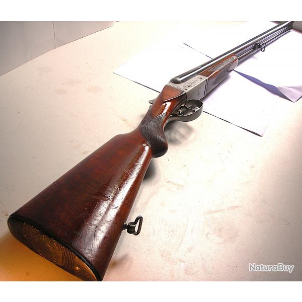 Beau fusil juxtapose HELICE de GAUCHER  St Etienne cal 16