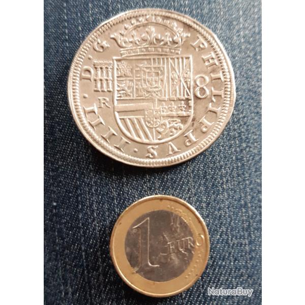 Monnaie 8 reales de 1632 Philippe 4.