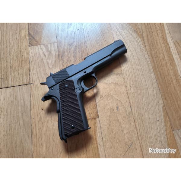 Colt 1911 KWC / SWISS ARMS Bille 4.5 Acier TBE