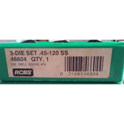 Outils de rechargement RCBS cal 45-120 S S