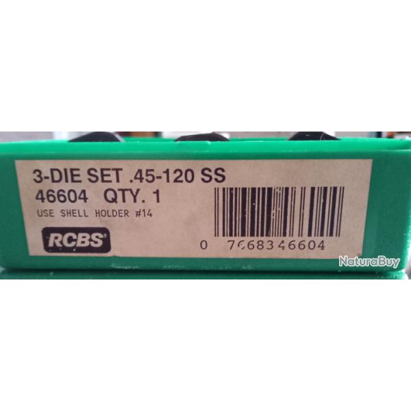 Outils de rechargement RCBS cal 45-120 S S