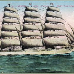CPA - Anvers. - Voilier " L'Avenir" - Navire Ecole Belge - N&deg;1496