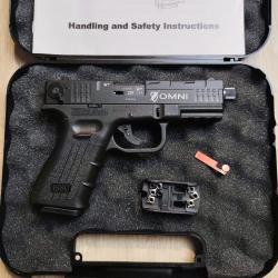 Pistolet semi-automatique ISSC M22 OMNI - Calibre 22 LR - Mallette (Occasion, tiré 100 cartouches)