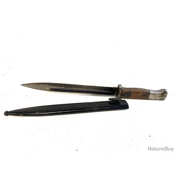 Ancienne Baionnette Allemande Mauser Solingen 1937 Fourreau 1939