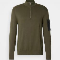 Barbour Pull Zippé Blades Cotton Half Zip Jumper