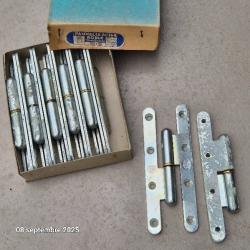 Lot de 12 Paumelles roulé acier pour fenêtre . Gauche