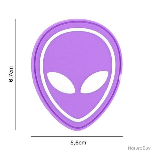 Patch 3D PVC Alien violet