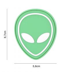 Patch 3D PVC Alien vert
