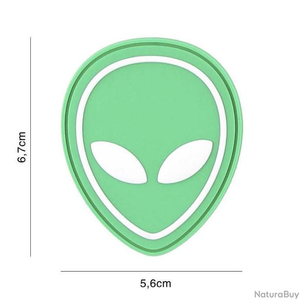 Patch 3D PVC Alien vert