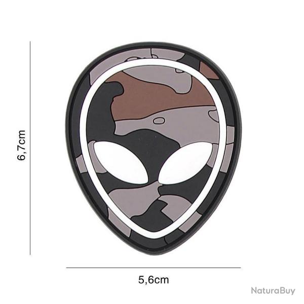 Patch 3D PVC Alien noir camo