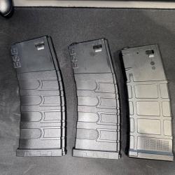 Lot de 3 chargeurs airsoft