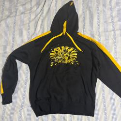 SWEAT À CAPUCHE BLACK CAT - TAILLE XL - ÉTAT NEUF