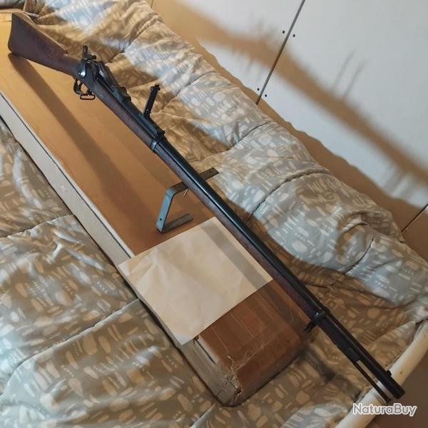 Rifle SpringfieldArmory Trapdoor en 45/70 govt, model1873, nr.446393 tardif- premire srie de photo