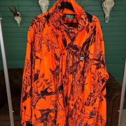 Veste Étanche Camo Orange Ridgeline