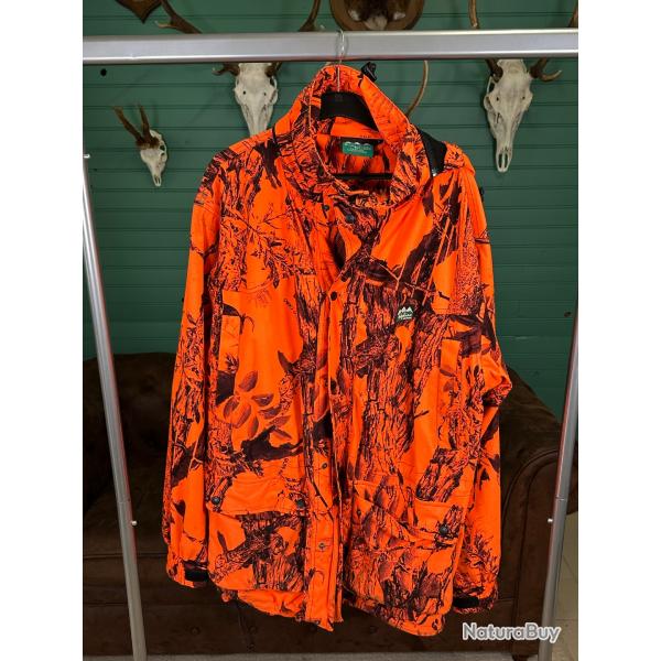 Veste tanche Camo Orange Ridgeline