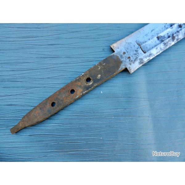Lame de glaive d'artillerie mle 1816 fabrique en 1833
