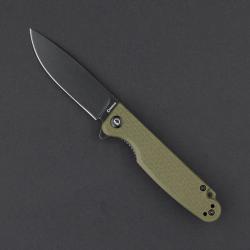 Couteau Daggerr Dopey DL Lame Acier 8Cr14MoV Blk Manche OD Green FRN Linerlock DGRDPMOLBW