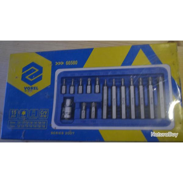 coffret embouts torx