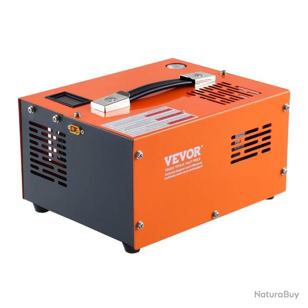 Compresseur PCP Portable 30 MPa 500W | Pompe Air Haute Pression 12V/230V Sans Huile Paintball Plong