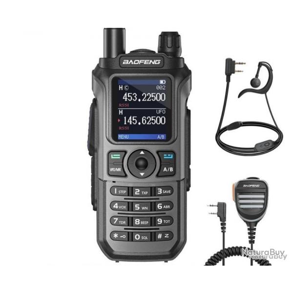 Talkie-walkie baofeng UV-21 pro v2 (Codage CTCSS/DCS) + oreillette + micro - LIVRAISON GRATUITE