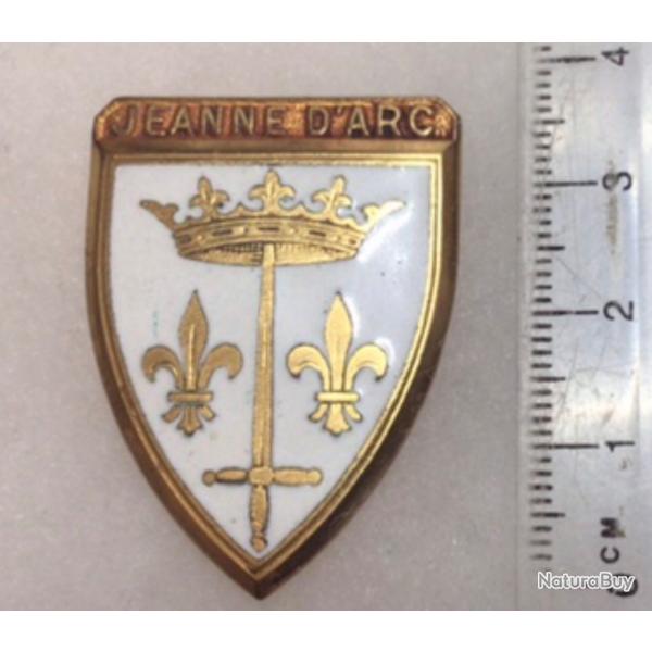 FRANCE MARINE - INSIGNE CROISEUR ÉCOLE JEANNE D'ARC 1931/1964 Fabric.COURTOIS