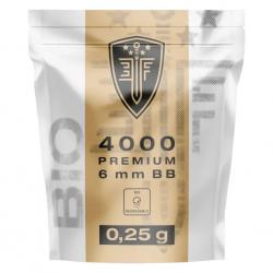 Munition Airsoft Elite Force Billes Bio blanches CAL.6mm X4000