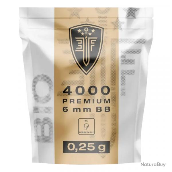 Munition Airsoft Elite Force Billes Bio blanches CAL.6mm X4000