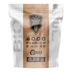 Munition Airsoft Elite Force Billes Bio blanches CAL.6mm X4000 0,28g