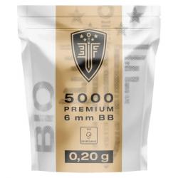 Munition Airsoft Elite Force Billes Bio blanches CAL.6mm X5000