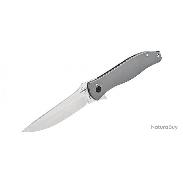 Boker Couteau The Escort - Lame 89mm - Manche Acier - Clip