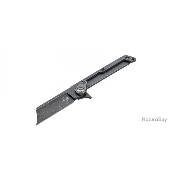 Boker Couteau Fragment - Lame 50mm - Manche Acier - Clip