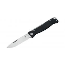 Boker Couteau Atlas Black - Lame 67mm - Manche Acier Inox