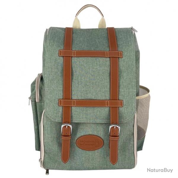 Sac  dos pique-nique isotherme - 4 personnes - vert