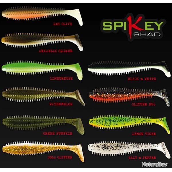 Leurre Souple Fox Rage Spikey Shad 12cm Salt N Pepper