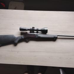 CARABINE ROSSI 222REM + LUNETTE BSA 3-12X56