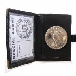 Plaque police national park service avec cuir ref bo 104