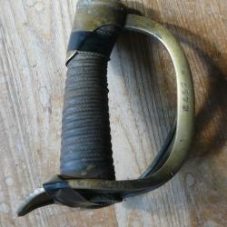 Poignée pour sabre de cavalerie