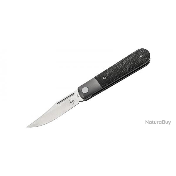 Boker Couteau Modern Barlow - Lame 64mm - Manche Micarta - Clip