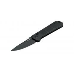 Boker Couteau Kihon Auto All Black - Lame 80mm - Manche Aluminium - Clip