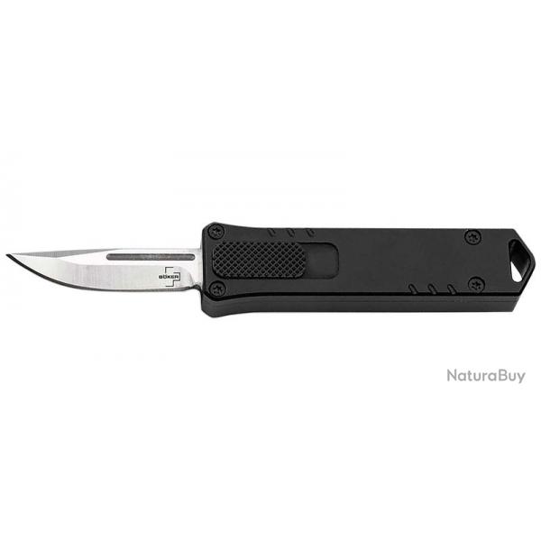 Boker Couteau Micro-USB OTF - Lame 40mm - Manche Aluminium - Clip